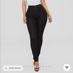 Classic high waist skinny jeans